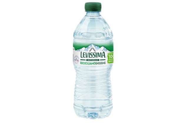 Immagine di Acqua naturale - PET 100% riciclabile - bottiglia da 500 ml - Levissima