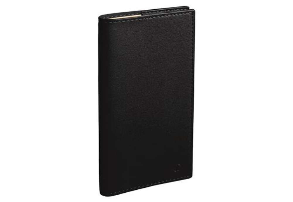 Immagine di Agenda settimanale Planital 2027 - c/spirale - copertina Soho - 8,8 x 17 cm - nero - Quo Vadis