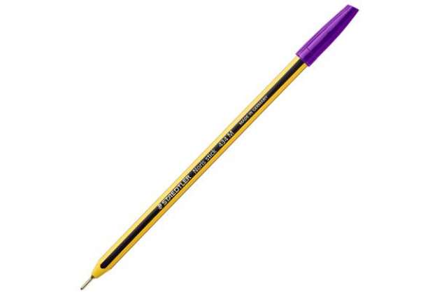 Immagine di Penna a sfera Noris Stick - punta 1,0 mm - violetto - Staedtler - conf. 10 pezzi