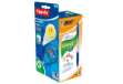 Immagine di Penna a scatto Atlantis Classic Bic blu + correttore Tipp-Ex - promo box 12 + 1 pezzi