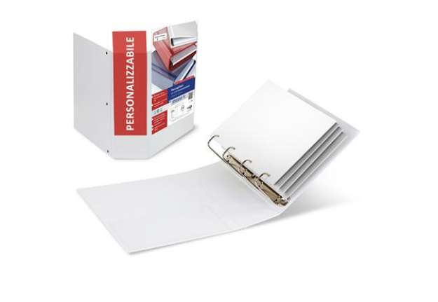 Immagine di Raccoglitore Stelvio Ti 100 4Q - 22x30 cm - A4 - bianco personalizzabile - Sei Rota