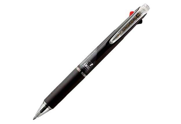 Immagine di Roller Jetstream - fusto nero - punta 1,00 mm - 3 colori - Uni Mitsubishi