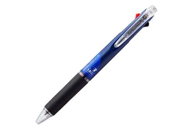 Immagine di Roller Jetstream - fusto blu - punta 1,00 mm - 3 colori - Uni Mitsubishi