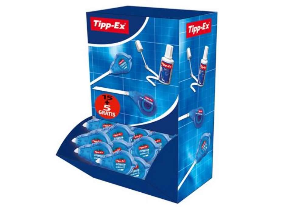 Immagine di Correttore a nastro Easy Refill - 5 mm x 14 mt - Tipp Ex - box 10 pezzi