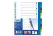 Immagine di Divisori Neutri a 12  tacche - PP - A4 maxi - colori assortiti - Favorit