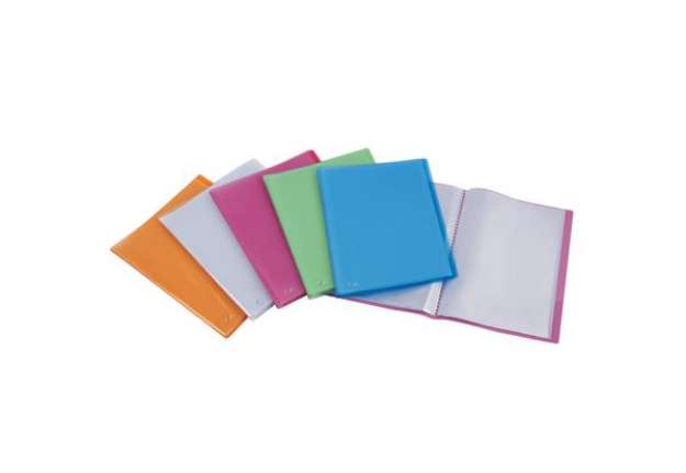 Immagine di Portalistini a fogli fissi Lumina - 20 buste - 22x30cm - colori assortiti - Favorit