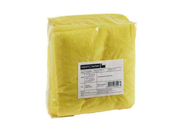 Immagine di Panni microfibra Ultrega - 40 x 40 cm - giallo - Perfetto - pack 10 pezzi