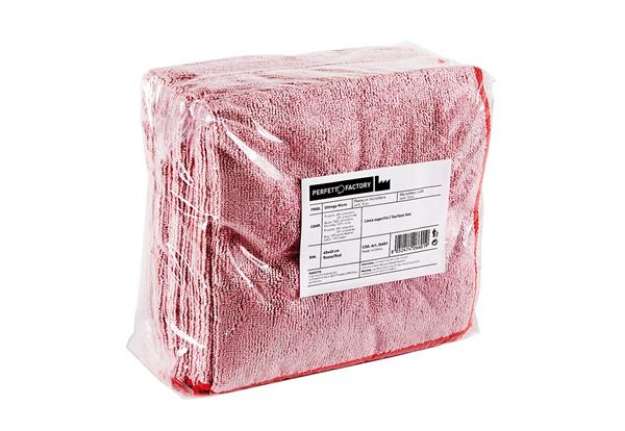 Immagine di Panni microfibra Ultrega - 40 x 40 cm - rosso - Perfetto - pack 10 pezzi