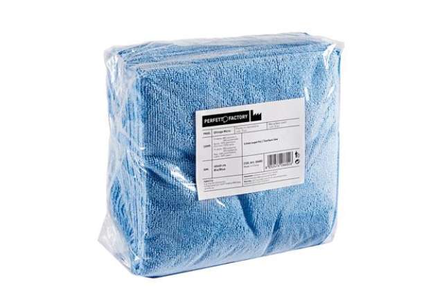 Immagine di Panni microfibra Ultrega - 40 x 40 cm - azzurro - Perfetto - pack 10 pezzi