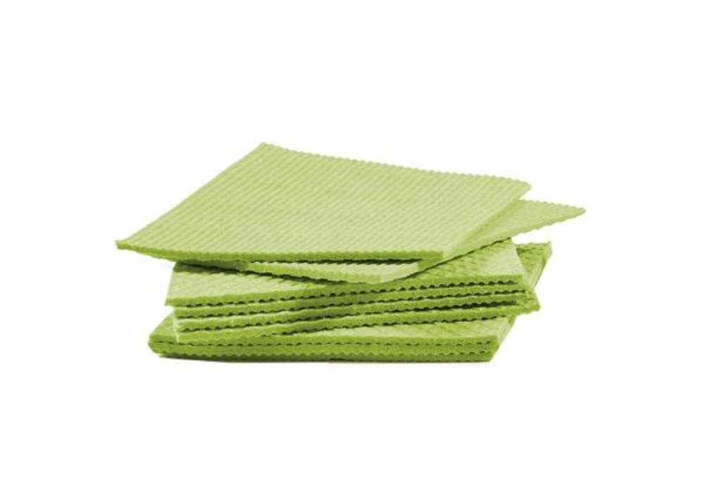 Immagine di Pannospugna Aquos - 18 x 20 cm - verde - PerfettoFactory - conf. 10 pezzi