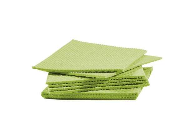 Immagine di Pannospugna Aquos - 18 x 20 cm - verde - Perfetto - pack 10 pezzi