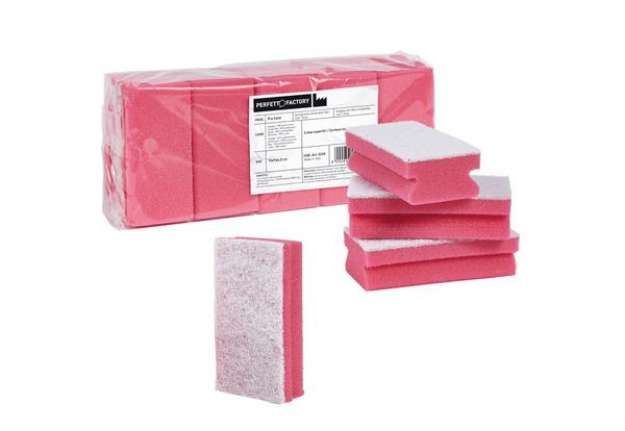 Immagine di Spugna Pro Color - rosso - Perfetto - pack 10 pezzi