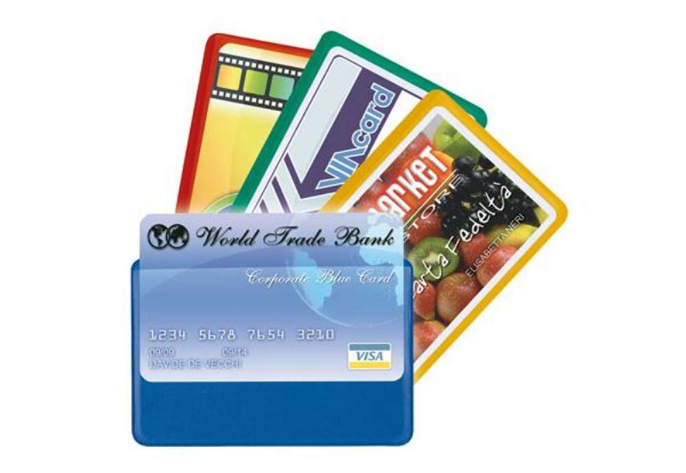 Immagine di Busta porta card - 5,8 x 8,7 cm - 1 tasca - colori assortiti - Sei Rota