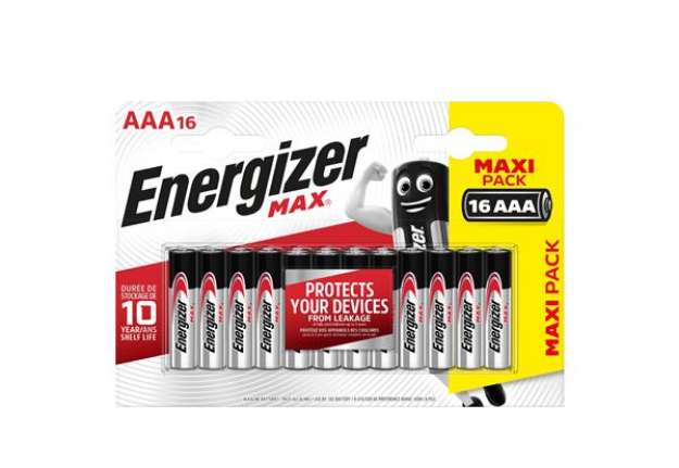 Immagine di Pila ministilo AAA - 1,5V - Max alcalina - Energizer - astuccio 16 pezzi