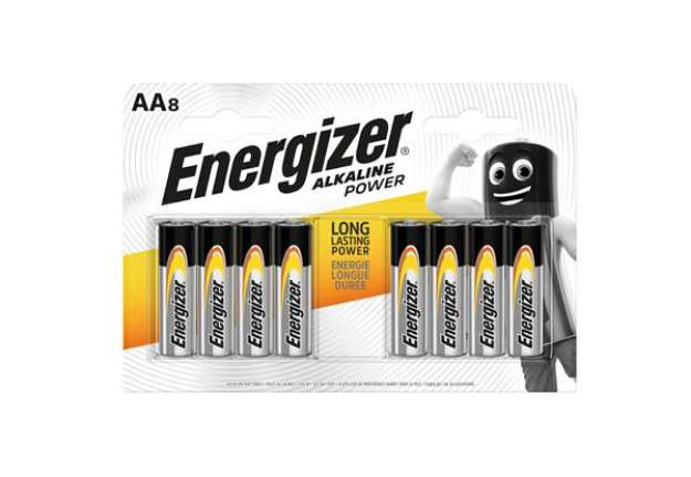 Immagine di Pila stilo AA - 1,5V - Alkaline Power - Energizer - blister 8 pezzi