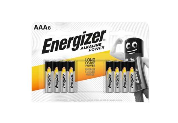 Immagine di Pila ministilo AAA - 1,5V - Alkaline Power - Energizer - blister 8 pezzi