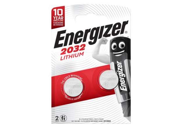 Immagine di Micropila CR2032 - 3V - a pastiglia - litio - Energizer - blister 2 pezzi