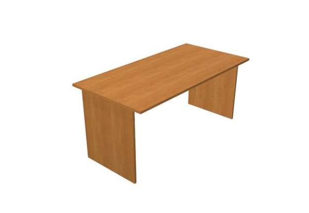 Immagine di Scrivania Easy - lineare - 120 x 80 x 72 cm - noce chiaro