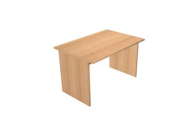 Immagine di Scrivania Easy - lineare - 120 x 80 x 72 cm - faggio