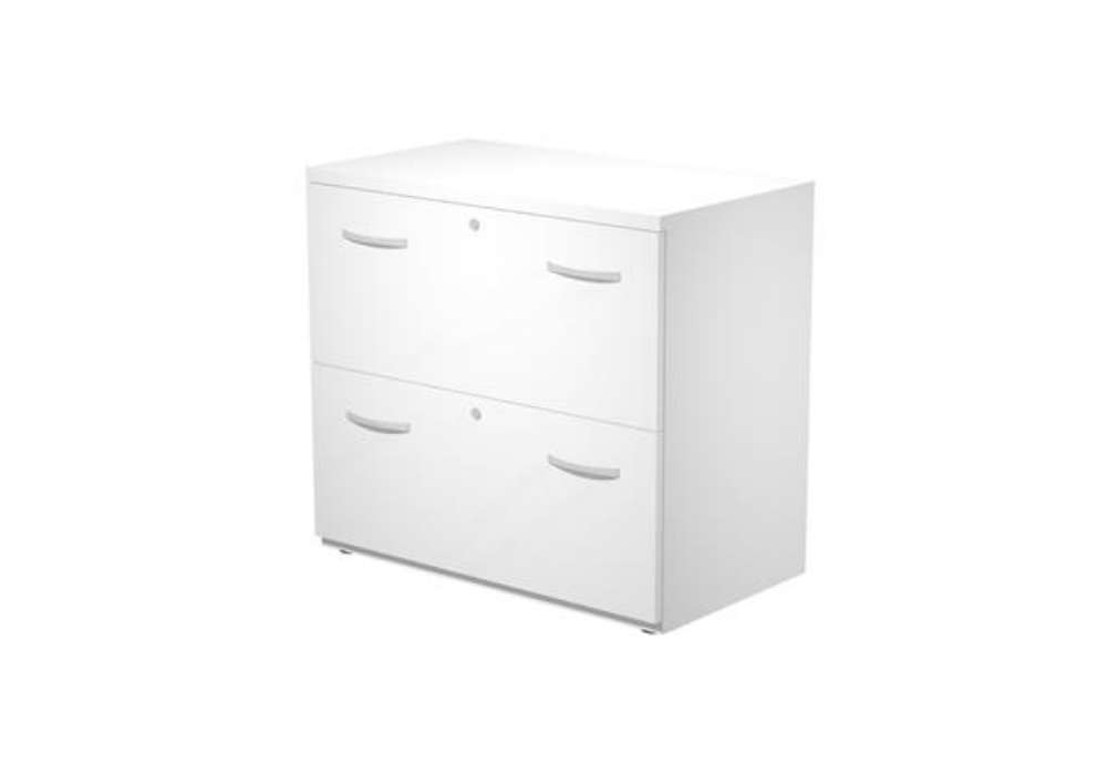 Immagine di Classificatore Agorà - 2 cassetti - per cartelle sospese - 80 x 46 x 73 cm - bianco