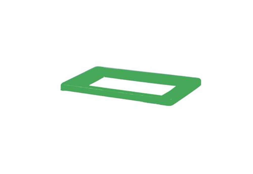 Immagine di Coperchio per contenitore Bob Color - 30 x 20 x 3,5 cm - verde - Medial