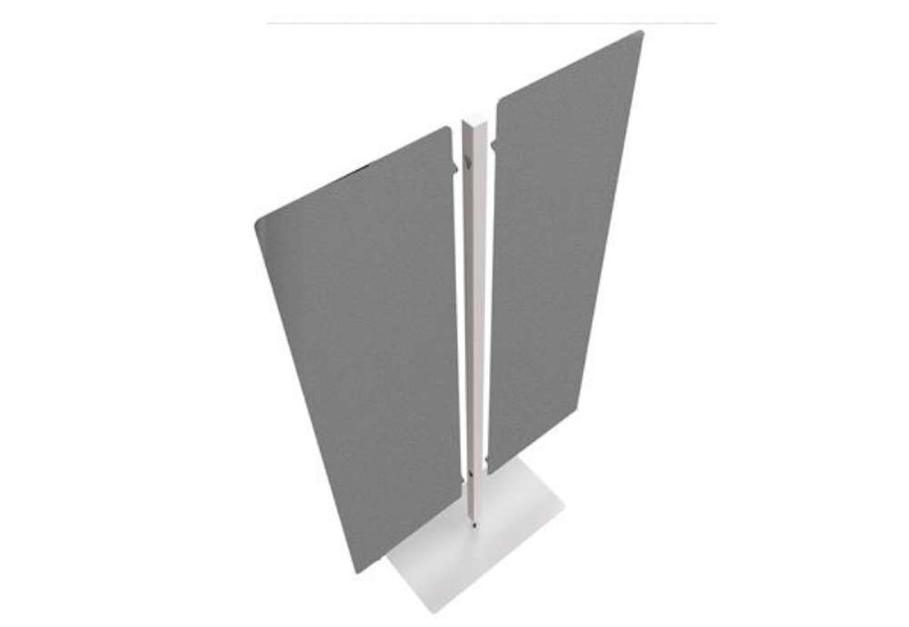 Immagine di Piantana Moody - a 2 pannelli - H 140 cm - grigio