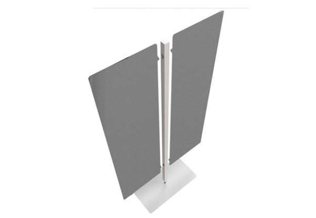 Immagine di Piantana Moody - a 2 pannelli - H 140 cm - grigio
