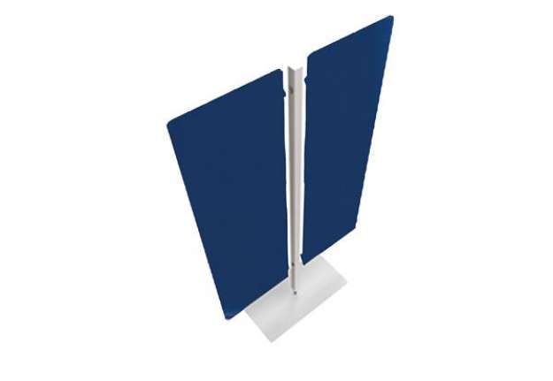 Immagine di Piantana Moody - a 2 pannelli - H 140 cm - blu
