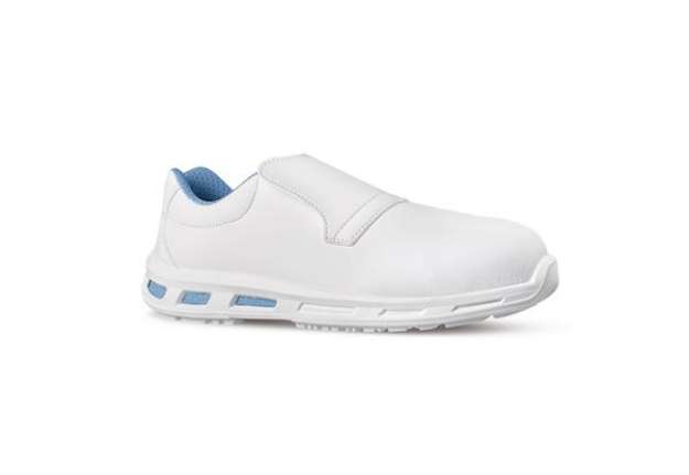 Immagine di Calzatura di sicurezza Blanco S2 SRC - pelle idrorepellente - bianco - taglia 39 - U-Power
