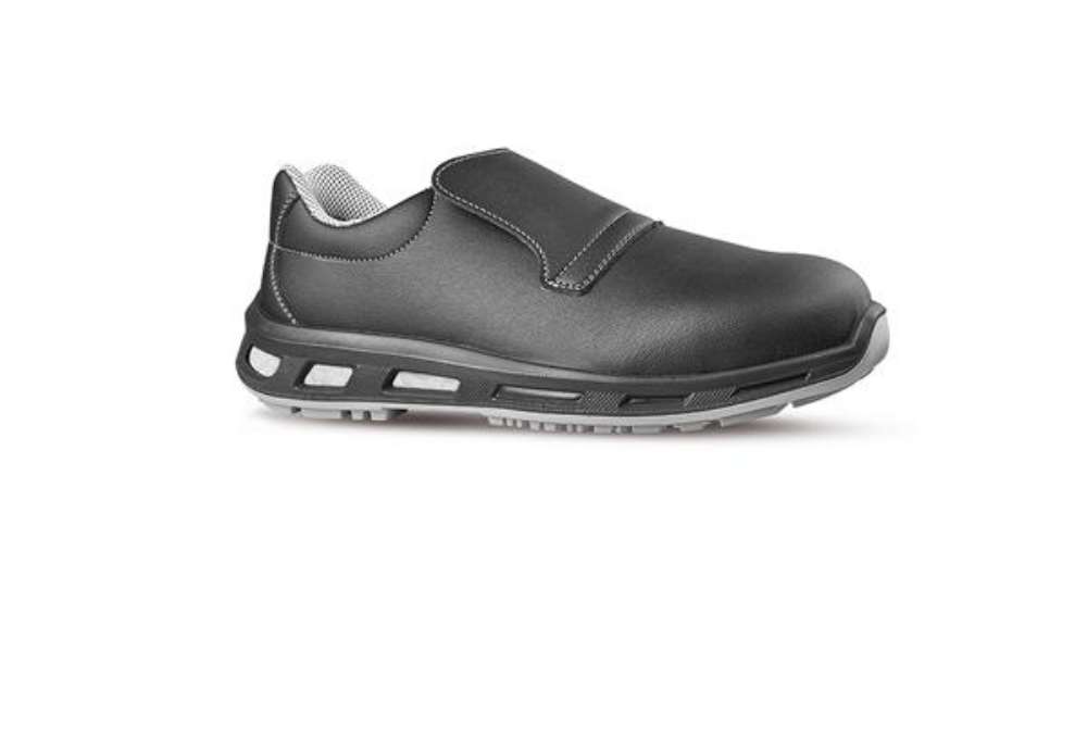 Immagine di Calzatura di sicurezza Noir S2 FO SR - pelle idrorepellente - nero - taglia 39 - U-Power