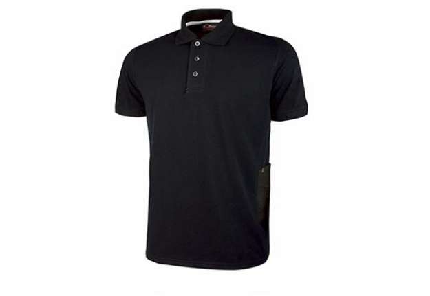 Immagine di Polo a maniche corte Gap - taglia XXL - nero - U-Power - conf. 3 pezzi