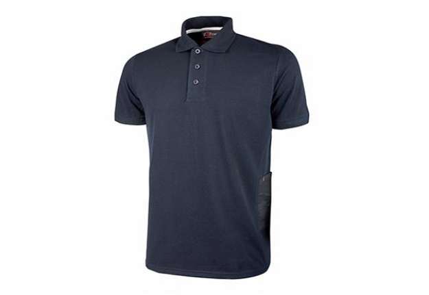 Immagine di Polo a maniche corte Gap - taglia L - blu - U-Power - conf. 3 pezzi