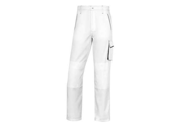 Immagine di Pantalone da lavoro Panostyle M6PAN - taglia M - PE/cotone - bianco/grigio - Deltaplus