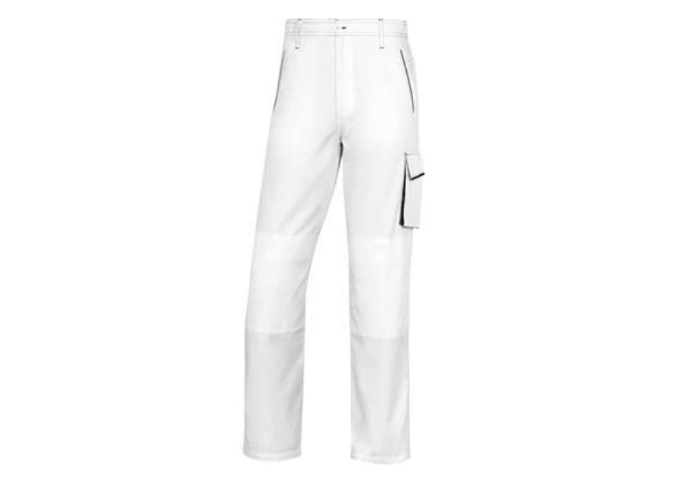 Immagine di Pantalone da lavoro Panostyle M6PAN - taglia XXL - PE/cotone - bianco/grigio - Deltaplus