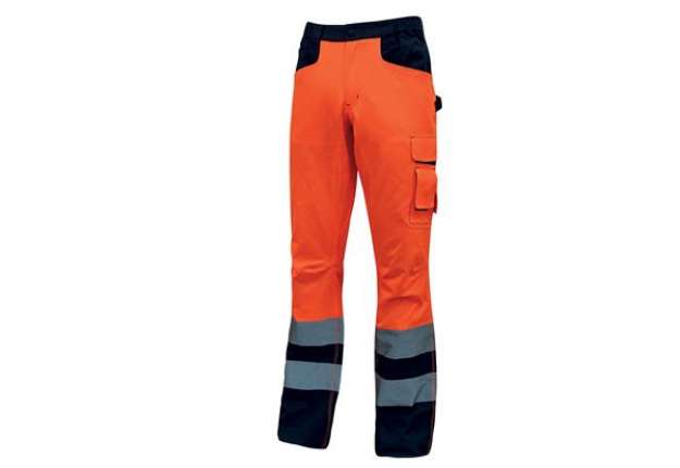 Immagine di Pantalone invernale alta visibilità Beacon - arancio  fluo - taglia M - U-Power