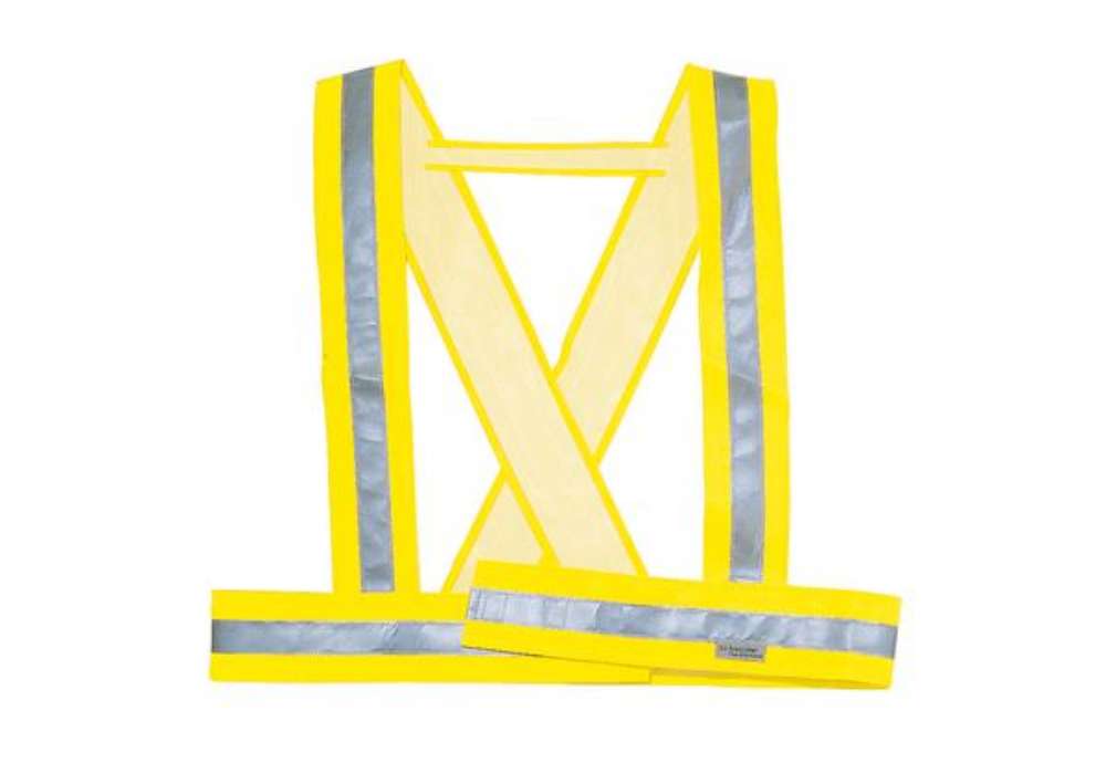 Immagine di Bretella alta visibilit? Bauce2 - giallo fluo - taglia unica - Deltaplus