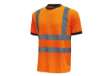 Immagine di T-shirt alta visibilità Glitter - taglia L - arancio fluo - U-Power - conf. 3 pezzi