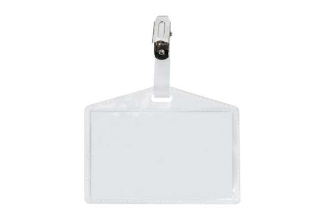 Immagine di Portanome Pass 3P - 9,5 x 6 cm - metallo - senza cordoncino - Sei Rota - conf. 10 pezzi