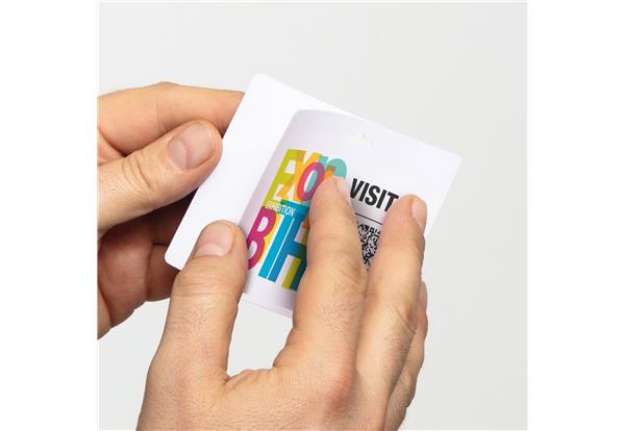 Immagine di Portanome su foglio A4 - 97 x 86 mm - 120 gr - Durable - conf. 100 fogli