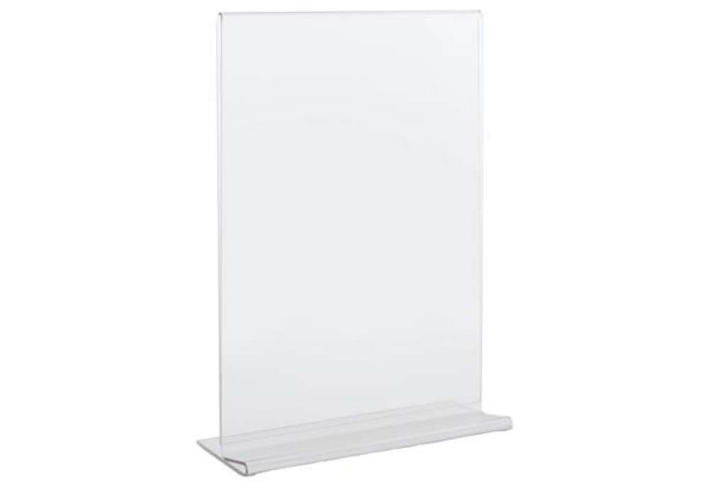 Immagine di Portadepliant con base a T - A5 - 15 x 21 cm - Lebez