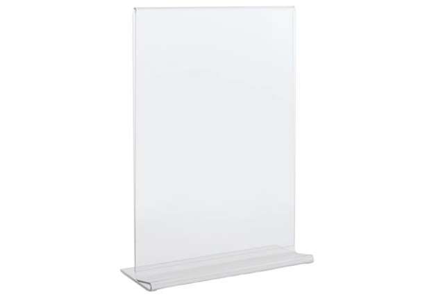 Immagine di Portadepliant con base a T - A5 - 15 x 21 cm - Lebez