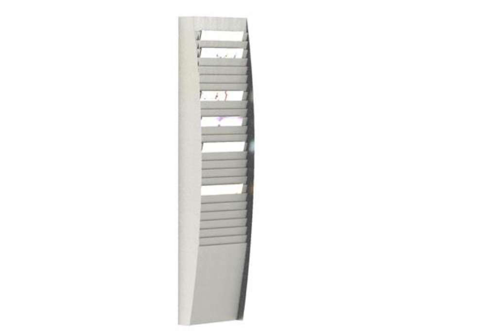 Immagine di Portadepliant wall organizers - a 25 tasche A4 verticali - 27,3 x 12,9 x 112 cm - Paperflow