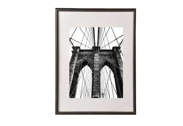 Immagine di Cornice in PVC e crilex - A4 - nero - Methodo