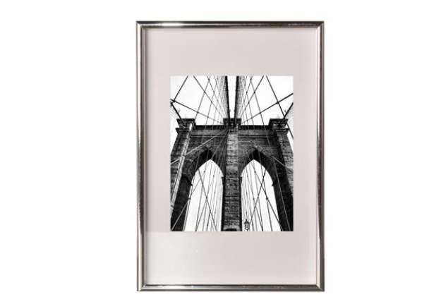 Immagine di Cornice in PVC e crilex - A4 - argento - Methodo