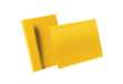 Immagine di Buste identificative - con aletta pieghevole -  A4 orizzontale - giallo - Durable - conf. 50 pezzi