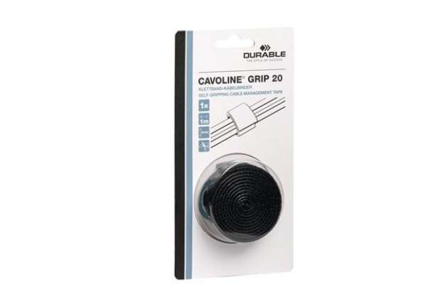 Immagine di Fascette fermacavi Cavoline Grip 20 - 100 x 2 cm - nero - Durable