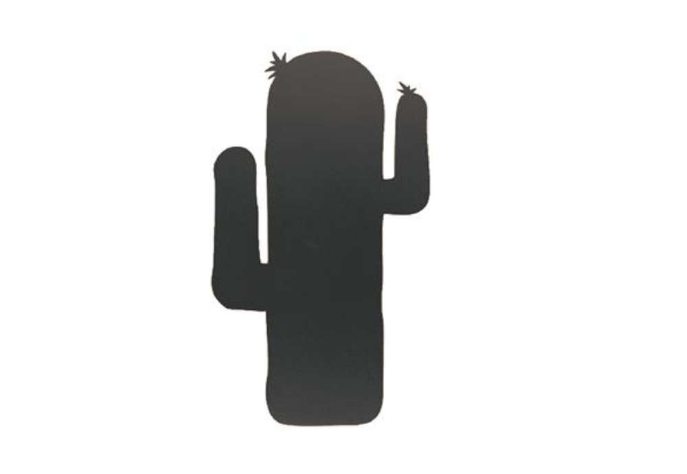 Immagine di Lavagna da parete Silhouette - forma cactus - 39,6 x 29 cm - nero - Securit