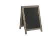 Immagine di Lavagna Sandwich Nature - 85 x 54,5 x 44 cm - legno grigio - Securit