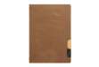 Immagine di Portamenù Nature - 1 inserto doppio - A5 - 24,9 x 17,5 cm - marrone - Securit