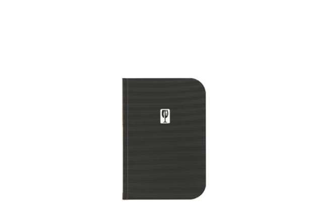Immagine di Portamenù Essential - A5 - 23,7x17,2 cm - nero - Securit